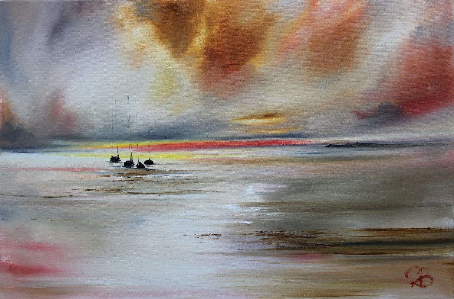 'Sunset Stained Sky' by artist Rosanne Barr